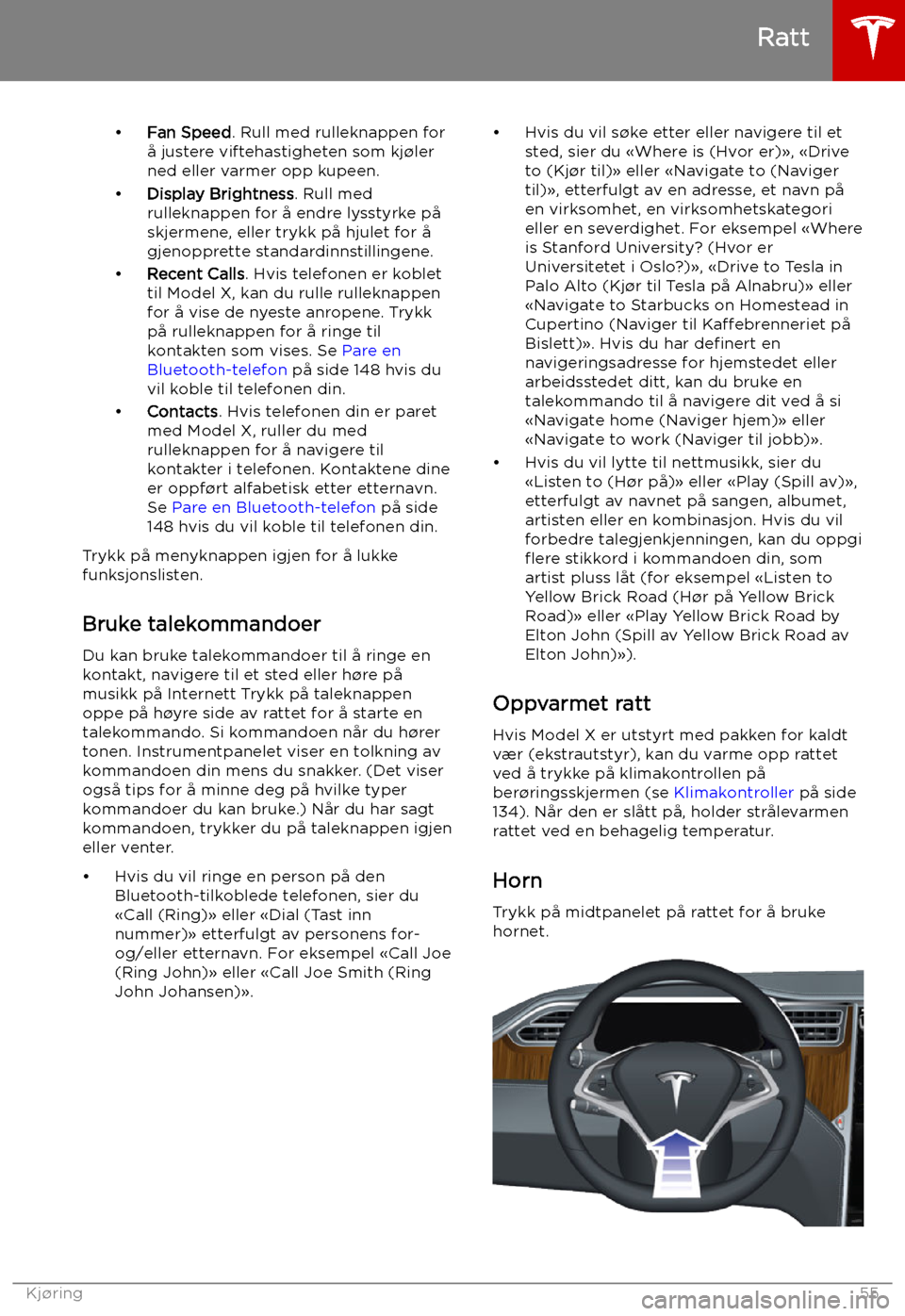 TESLA MODEL X 2019 Brukerhåndbok (in Norwegian) TESLA MODEL X 2019 Brukerhåndbok (in Norwegian)