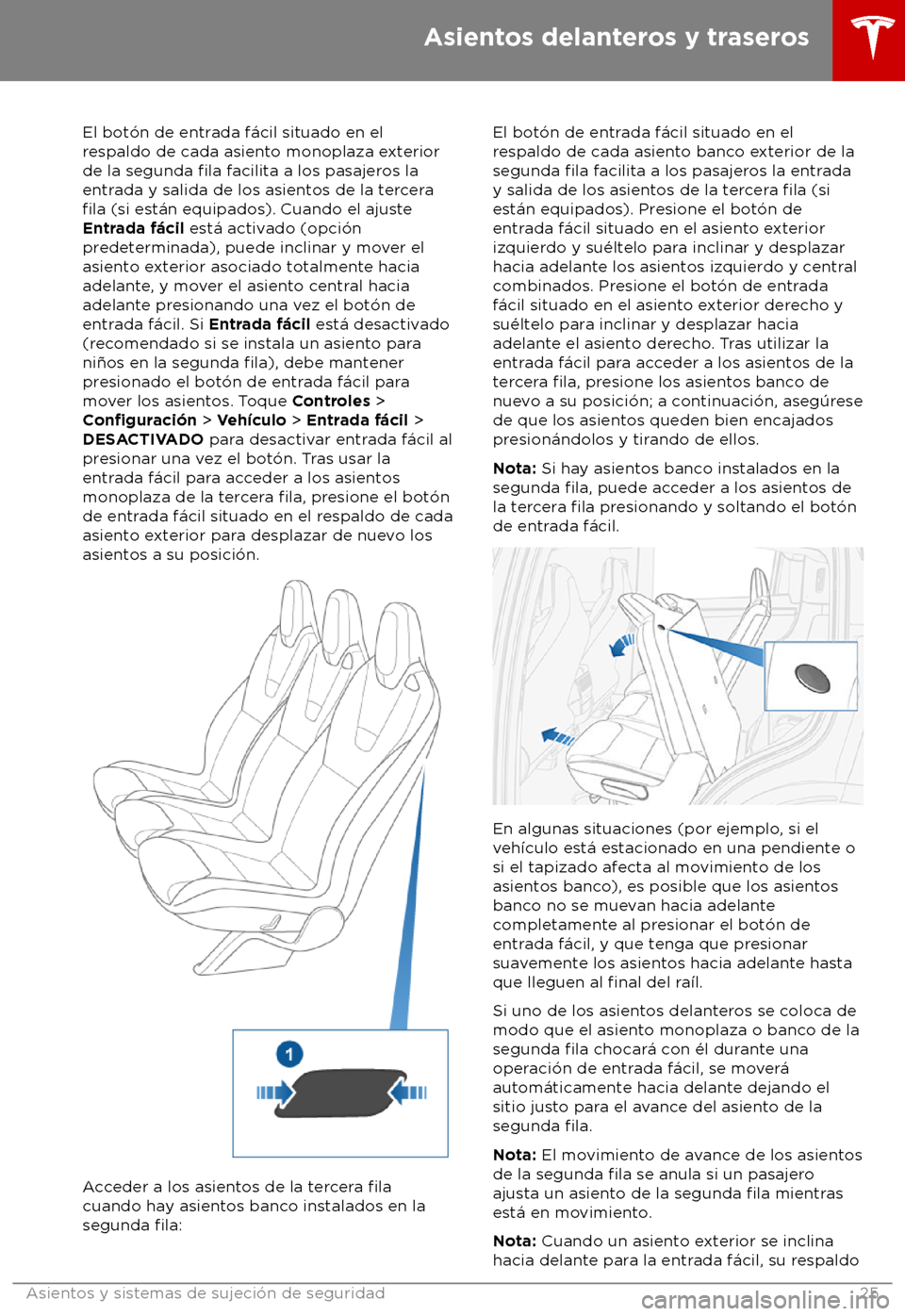 TESLA MODEL X 2018  Manual del propietario (in Spanish) El bot