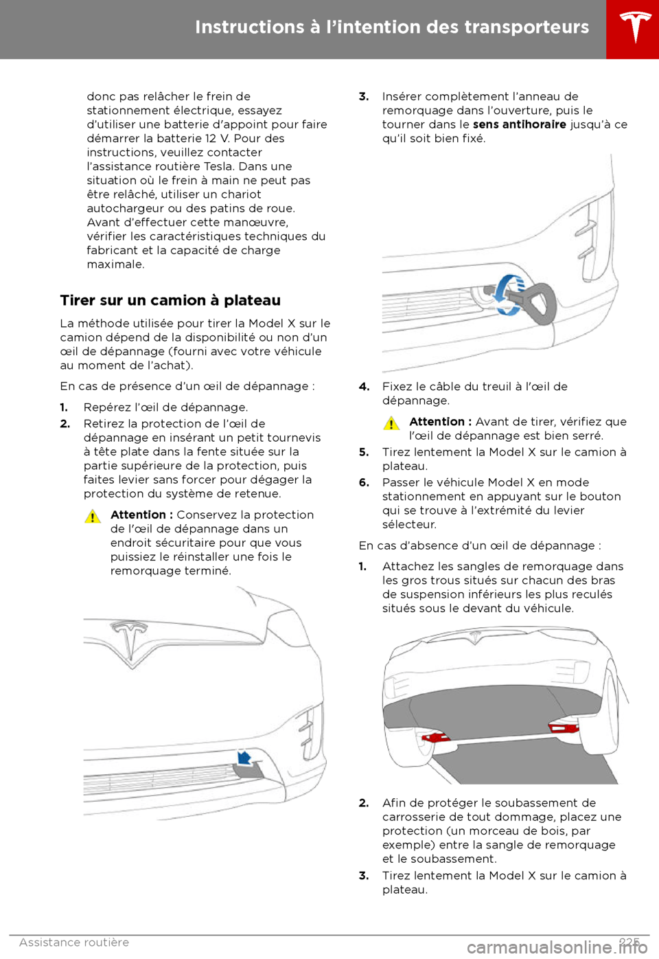 TESLA MODEL X 2018 Manuel du propriétaire (Canada) (in French) donc pas rel TESLA MODEL X 2018 Manuel du propriétaire (Canada) (in French) donc pas rel