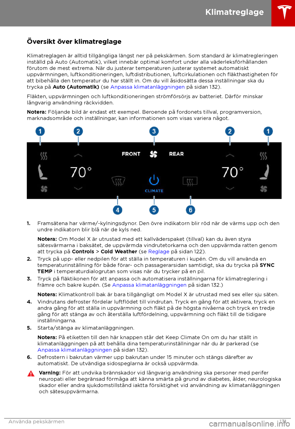 TESLA MODEL X 2018 Ägarmanual (in Swedish) TESLA MODEL X 2018 Ägarmanual (in Swedish)