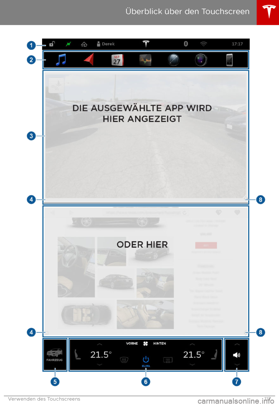 TESLA MODEL X 2017 Betriebsanleitung (in German) TESLA MODEL X 2017 Betriebsanleitung (in German)