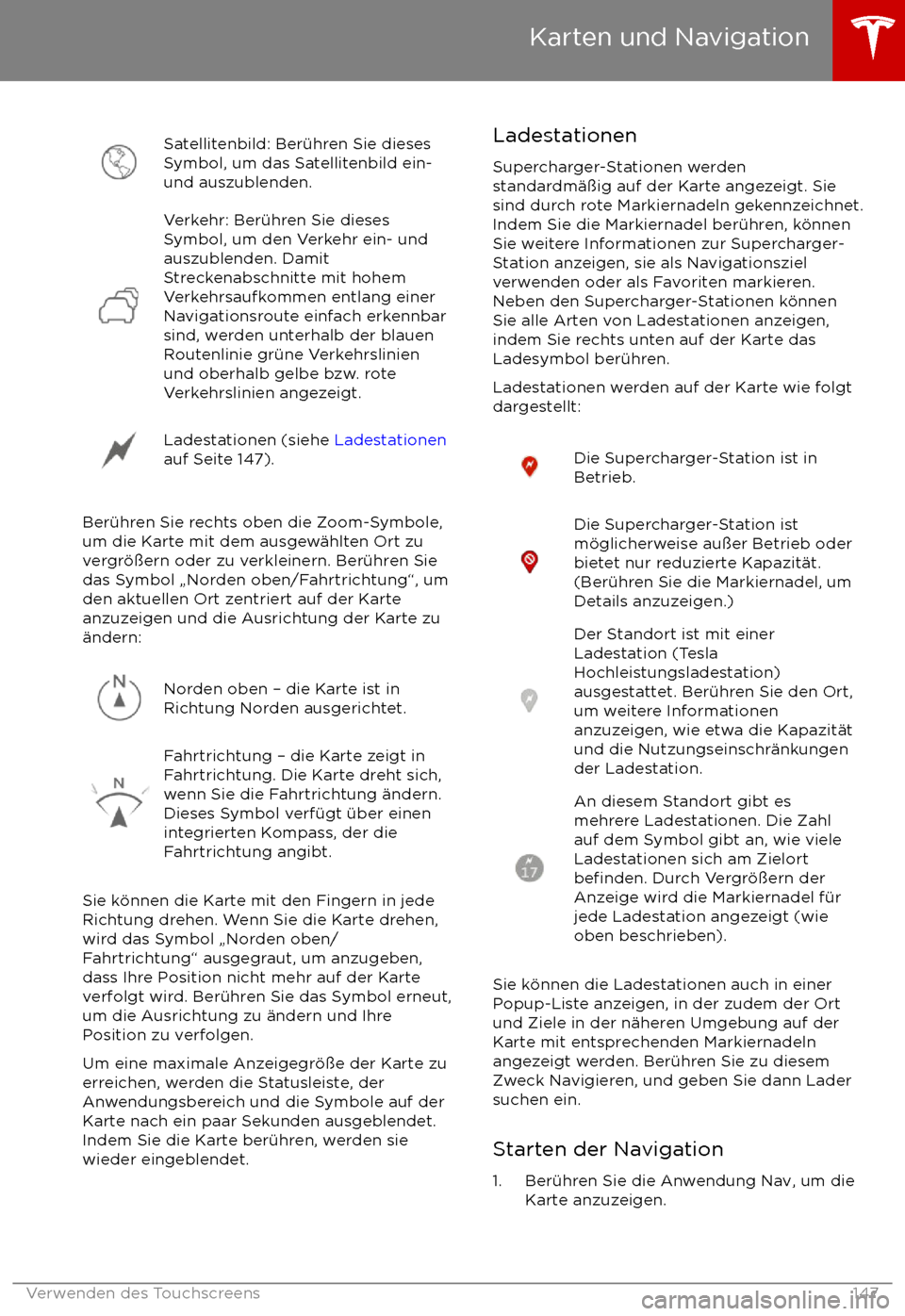 TESLA MODEL X 2017 Betriebsanleitung (in German) Satellitenbild: Ber TESLA MODEL X 2017 Betriebsanleitung (in German) Satellitenbild: Ber