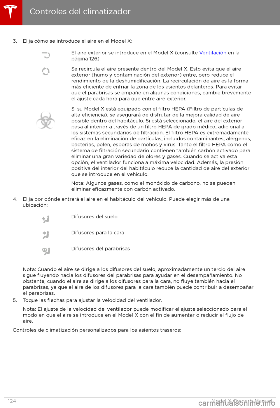 TESLA MODEL X 2017  Manual del propietario (in Spanish) 3. Elija c