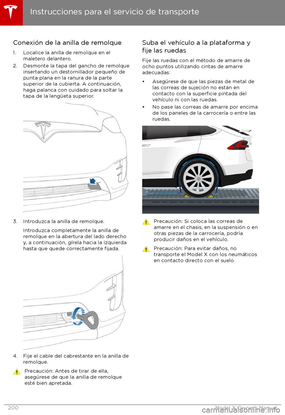 TESLA MODEL X 2017 Manual del propietario (in Spanish) Conexi TESLA MODEL X 2017 Manual del propietario (in Spanish) Conexi