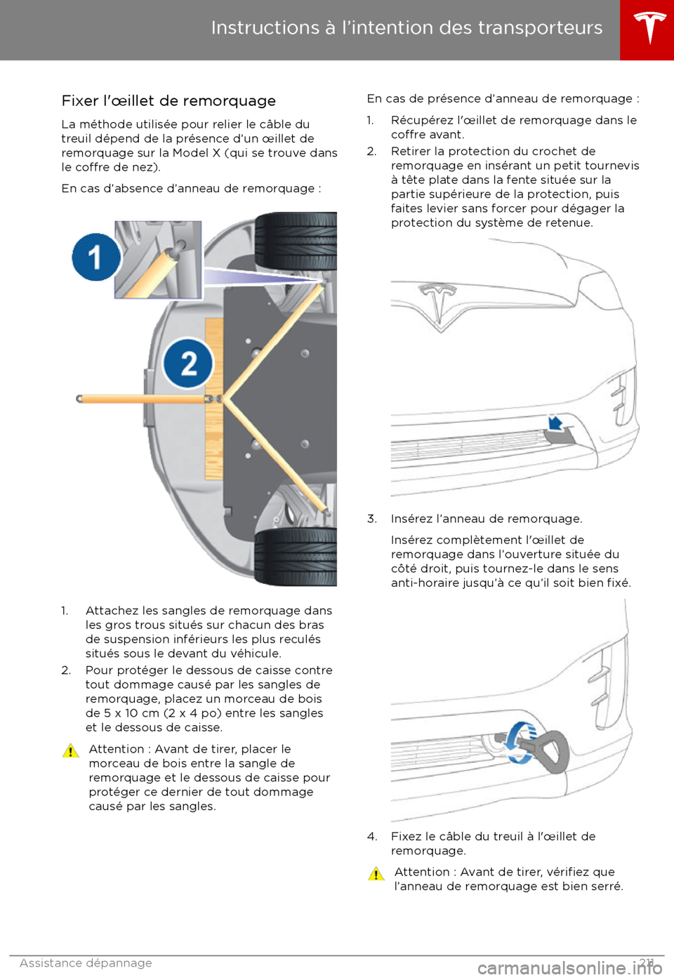TESLA MODEL X 2017 Manuel du propriétaire (Canada) (in French) Fixer l TESLA MODEL X 2017 Manuel du propriétaire (Canada) (in French) Fixer l