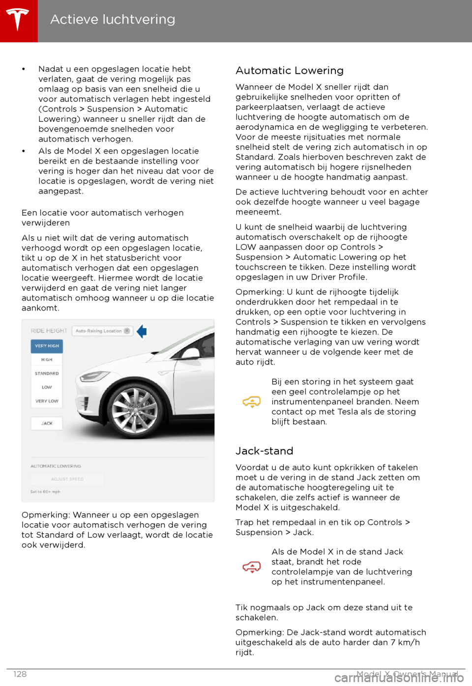 TESLA MODEL X 2017 Handleiding (in Dutch) TESLA MODEL X 2017 Handleiding (in Dutch)