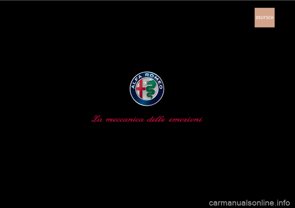 Alfa Romeo 4C 2021 Betriebsanleitung (in German) DEUTSCH Alfa Romeo 4C 2021 Betriebsanleitung (in German) DEUTSCH