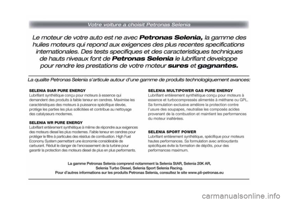 Alfa Romeo 4C 2020 Notice dentretien (in French) Alfa Romeo 4C 2020 Notice dentretien (in French)