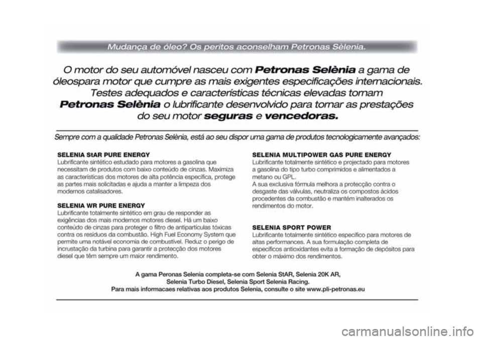 Alfa Romeo 4C 2021 Manual de Uso e Manutenção (in Portuguese) Alfa Romeo 4C 2021 Manual de Uso e Manutenção (in Portuguese)
