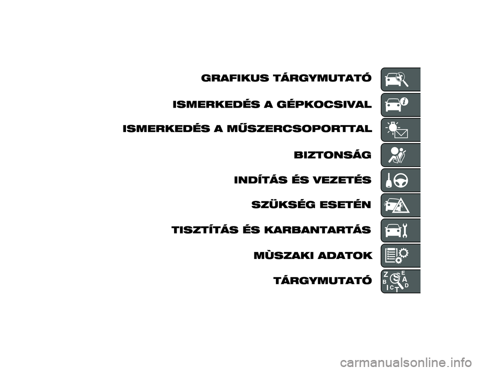 Alfa Romeo 4C 2014 Kezelési és karbantartási útmutató (in Hungarian) 1-10-2013 11:39 Pagina 3 Alfa Romeo 4C 2014 Kezelési és karbantartási útmutató (in Hungarian) 1-10-2013 11:39 Pagina 3