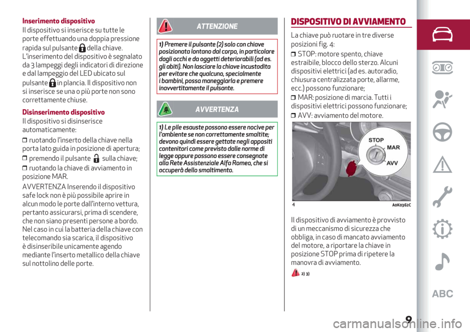 Alfa Romeo Giulietta 2021  Libretto Uso Manutenzione (in Italian) �
-);$#%K$)*& E%;J&;%*%G&
Y+ 9"20$2")"1$ 2" "%2-’"2#- 2* )*))-+-
0$’)- -44-))*(%9$ *%( 9$00"( 0’-22"$%-
’(0"9( 2*+ 0*+2(%)-9-++( #>"(1-6
.O"%2-’&