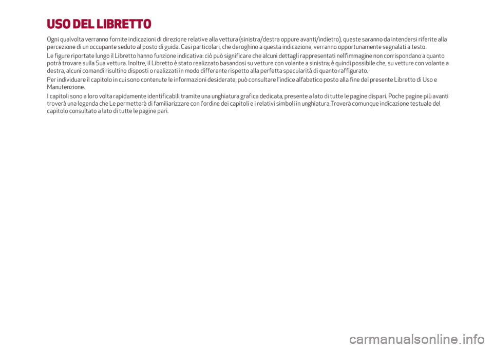 Alfa Romeo Giulietta 2021 Libretto Uso Manutenzione (in Italian) )’( !$# #-.&$**(
G&%" 8*(+1$+)( 1-’’(%%$ 4$’%")- "%9"#(/"$%" 9" 9"’-/"$%- ’-+()"1- (++( 1-))*’( F2"%"2)’(X9-2)’( $00*’- (1(%)"X& Alfa Romeo Giulietta 2021 Libretto Uso Manutenzione (in Italian) )’( !$# #-.&$**(
G&%" 8*(+1$+)( 1-’’(%%$ 4$’%")- "%9"#(/"$%" 9" 9"’-/"$%- ’-+()"1- (++( 1-))*’( F2"%"2)’(X9-2)’( $00*’- (1(%)"X&