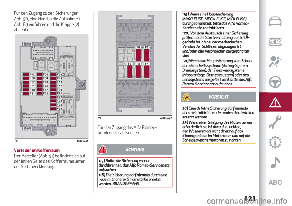 Alfa Romeo Giulietta 2021  Betriebsanleitung (in German) ���
?H# $(& U67%&7 56 $(& -"@*(#6&7(&
.889 W[+ ("&( G%&$ "& $"(.60&%*3(h
.889 ZW ("&0H*#(& 6&$ $"( P/%EE(TYV
%8,(&’(&9
)*/[’[b]]B
G"$&"+:"$ +7 ’8JJ"$$I