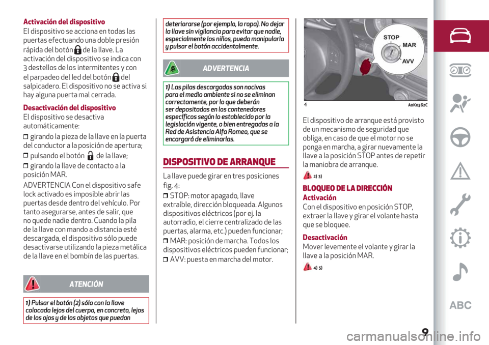 Alfa Romeo Giulietta 2021  Manual de Empleo y Cuidado (in Spanish) �
3H#$J&H$O, ’+* ’$"F("$#$J(
E$ /%+8*+%’%9* +" (&&%*3( "3 ’*/(+$(+
81".’(+ "#"&’1(3/* 13( /*D$" 8."+%@3
.:8%/( /"$ D*’@3/" $( $$(9"6 !(
(