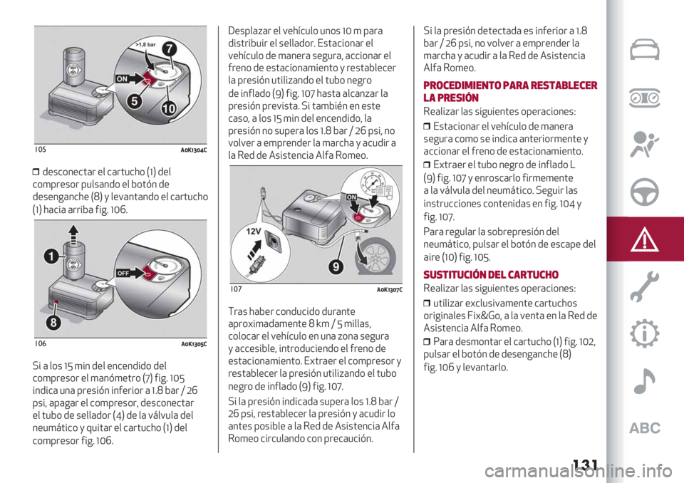 Alfa Romeo Giulietta 2021  Manual de Empleo y Cuidado (in Spanish) ���
!*%3[\_b[^)
/"+&*3"&’(. "$ &(.’1&2* L‘O /"$
&*)8."+*. 81$+(3/* "$ D*’@3 /"
/"+"3-(3&2" LSO , $"9(3’(3/* "$ &(.’1&2*
L‘O 2(&%( (..%D