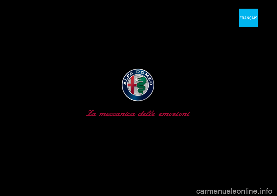 Alfa Romeo Giulietta 2021  Notice dentretien (in French) FRANÇAIS
cop lum giulia FR.indd   102/03/16   09:08 