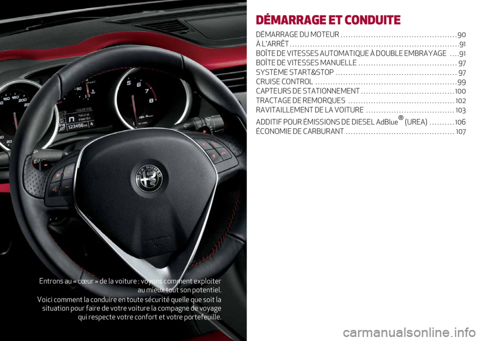 Alfa Romeo Giulietta 2021  Notice dentretien (in French) !")-2". ’0 L 7U0- M #* &’ +2,)0-* P +2F2". 7288*") *S%&2,)*-
’0 8,*0S )20) .2" %2)*"),*&:
[2,7, 7288*") &’ 72"#0,-* *" )20)* .$70-,)$ 90*&&* 90* .2,) &’
.