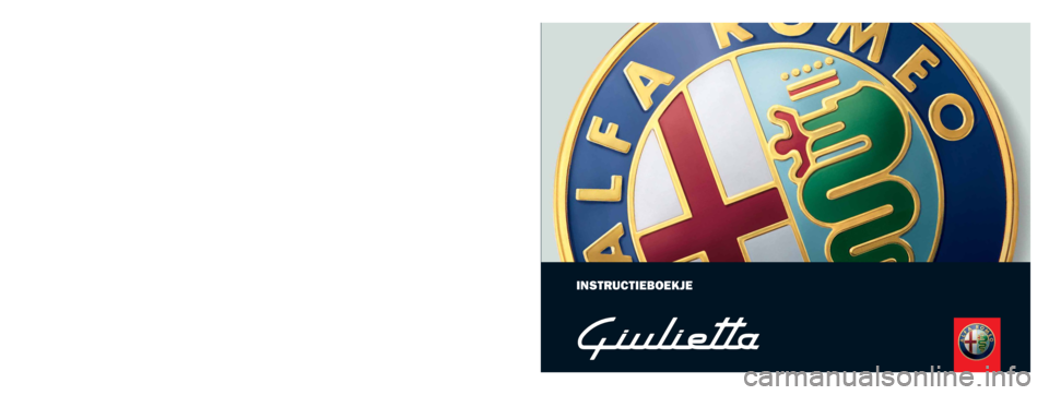 Alfa Romeo Giulietta 2010  Instructieboek (in Dutch) 