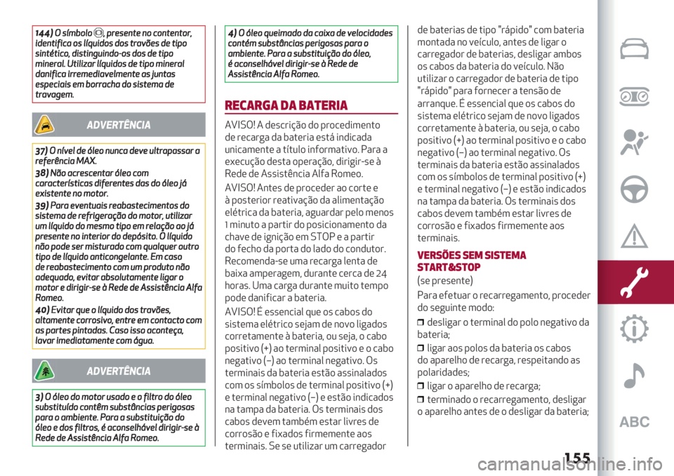 Alfa Romeo Giulietta 2021  Manual de Uso e Manutenção (in Portuguese) ��	�	
)33*QQ00HH$H$H$HH$’’&&99&&88..""##00##//((##//&&44&&//((##//((&&""8"8""%%33##//((%%77%%%7%44--&&0099HH1H122%%33&&0033&&00((""--66PP##0033##((%%..&&00%%//