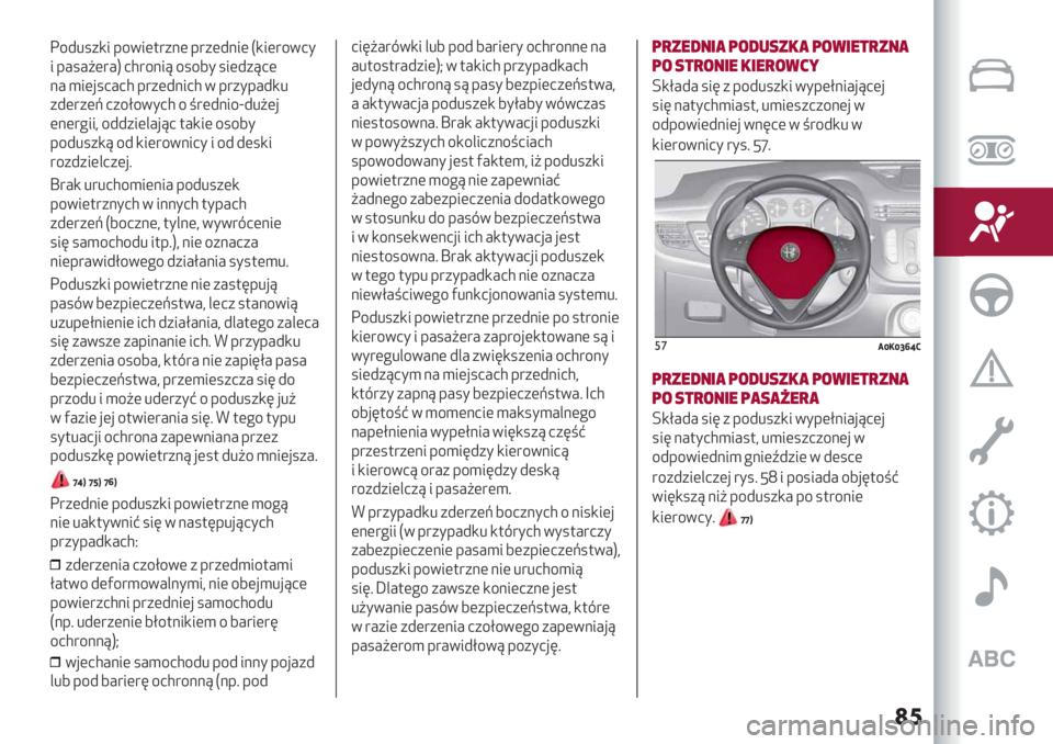 Alfa Romeo Giulietta 2021  Instrukcja obsługi (in Polish) ��	
C/2%.+,3 -/53($"+>( -"+(2>3( S,3("/50*
3 -#.#A("#U 01"/>3? /./6* .3(2+?0(
># )3(’.0#01 -"+(2>301 5 -"+*-#2,%
+2("+(D 0+/E/5*01 / ="(2>3/t2%A(’
(>("!33@