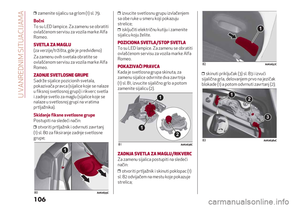 Alfa Romeo Giulietta 2021  Knjižica za upotrebu i održavanje (in Serbian)  @ ;2J4N^JWR FWT@2]WX2R2
���

)&’"9%$" #%-&,%?. #& <1,(’ I_K #,5 gL5
9",’(
T( #. ZN^ ,&’7%?"5 S& )&’"9. #" (01&$%$%
(+,&/="9(’ #"1+%#. )& +()%,& ’&1: