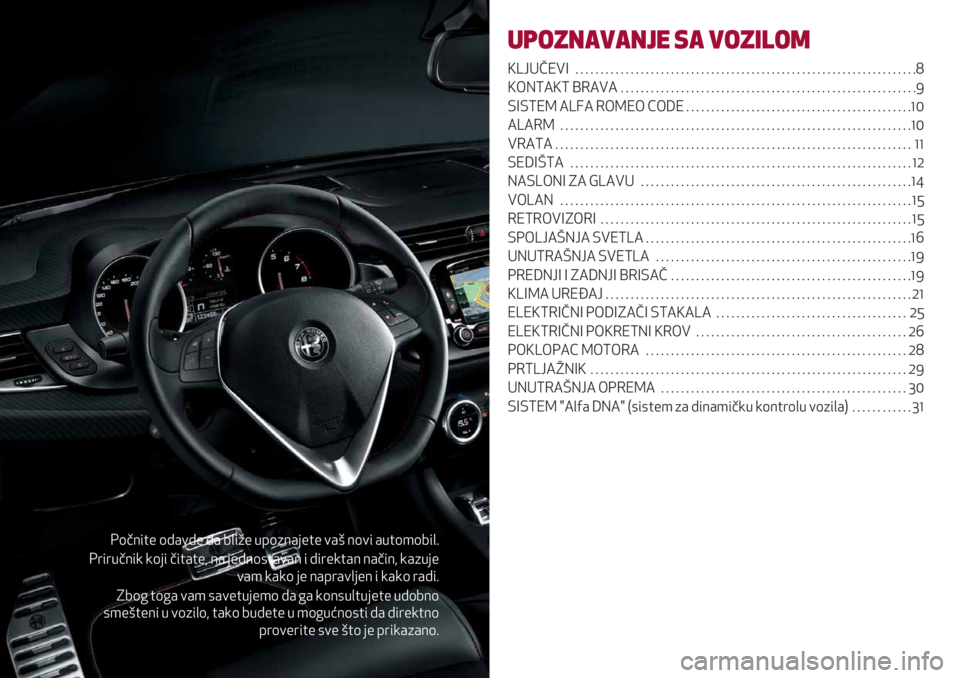 Alfa Romeo Giulietta 2021 Knjižica za upotrebu i održavanje (in Serbian) D(89%$" (>&+>" >& 0,%B" .7()9&-"$" +&/ 9(+% &.$(’(0%,5
D1%1.89%: :(-% 8%$&$"A 9& -">9(#$&+&9 % >%1":$&9 9&8%9A :&).-"
+&’ :&:( -" 9&71&+,-"9 % :&:( 1&>% Alfa Romeo Giulietta 2021 Knjižica za upotrebu i održavanje (in Serbian) D(89%$" (>&+>" >& 0,%B" .7()9&-"$" +&/ 9(+% &.$(’(0%,5
D1%1.89%: :(-% 8%$&$"A 9& -">9(#$&+&9 % >%1":$&9 9&8%9A :&).-"
+&’ :&:( -" 9&71&+,-"9 % :&:( 1&>%