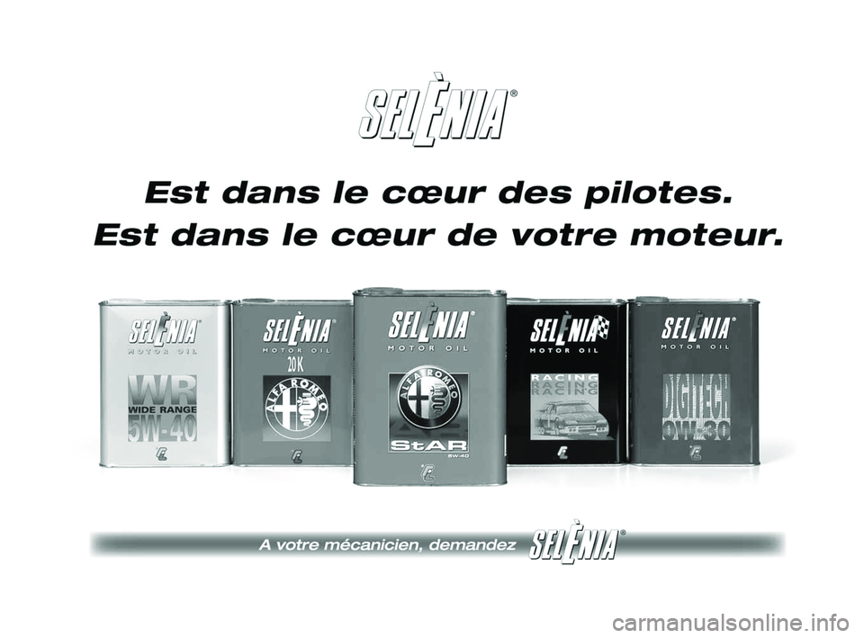 Alfa Romeo MiTo 2009 Notice dentretien (in French) 241-248 Alfa MiTo FR 13-11-2008 10:07 Pagina 246 Alfa Romeo MiTo 2009 Notice dentretien (in French) 241-248 Alfa MiTo FR 13-11-2008 10:07 Pagina 246