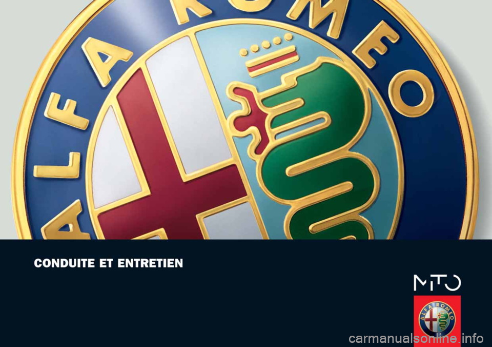 Alfa Romeo MiTo 2010  Notice dentretien (in French) 