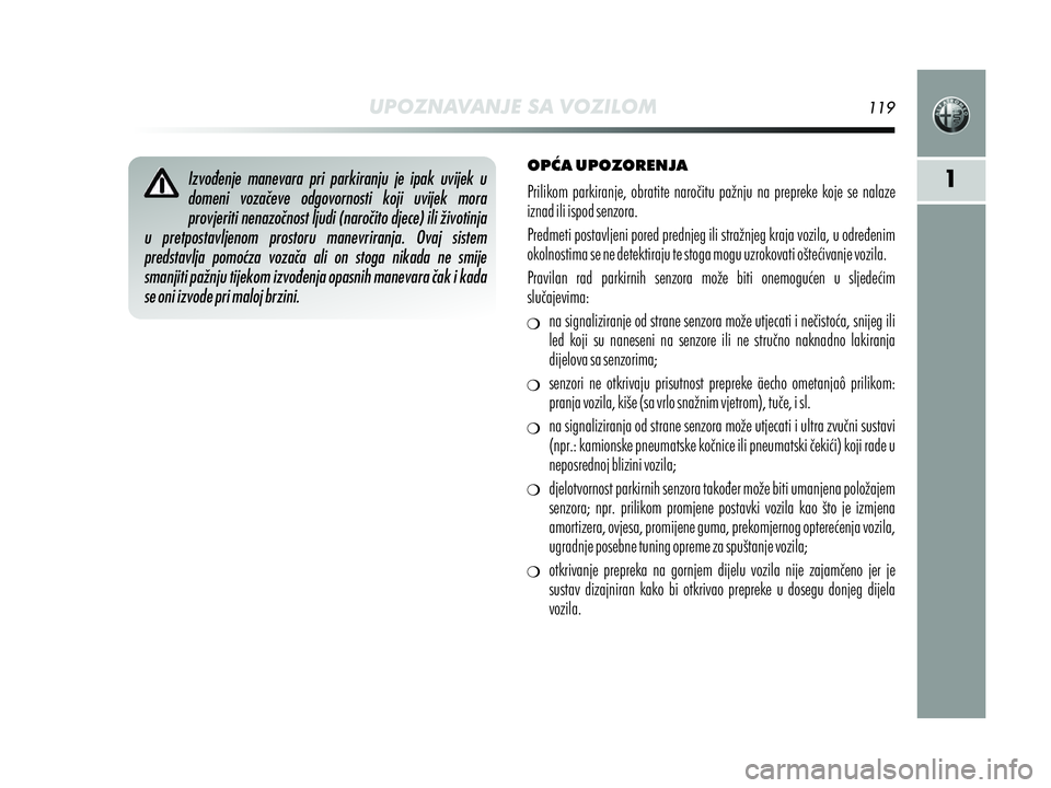 Alfa Romeo MiTo 2021  Knjižica s uputama za uporabu i održavanje (in Croatian) 