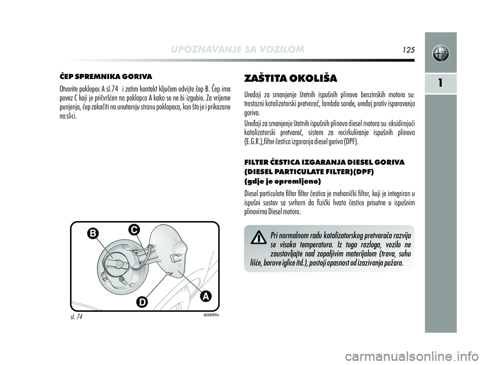 Alfa Romeo MiTo 2021  Knjižica s uputama za uporabu i održavanje (in Croatian) 