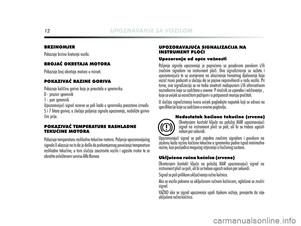 Alfa Romeo MiTo 2021 Knjižica s uputama za uporabu i održavanje (in Croatian) Alfa Romeo MiTo 2021 Knjižica s uputama za uporabu i održavanje (in Croatian)