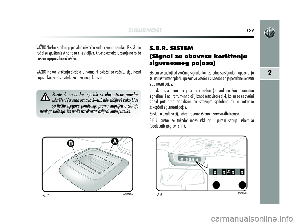 Alfa Romeo MiTo 2021  Knjižica s uputama za uporabu i održavanje (in Croatian) 
