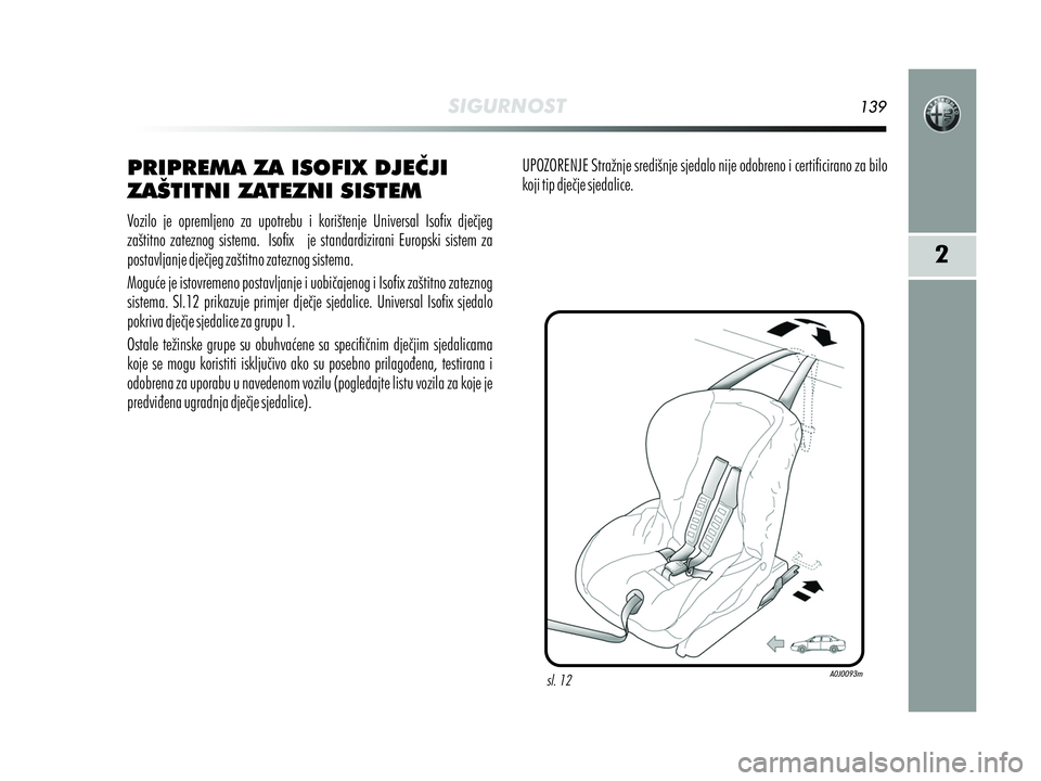 Alfa Romeo MiTo 2021  Knjižica s uputama za uporabu i održavanje (in Croatian) 