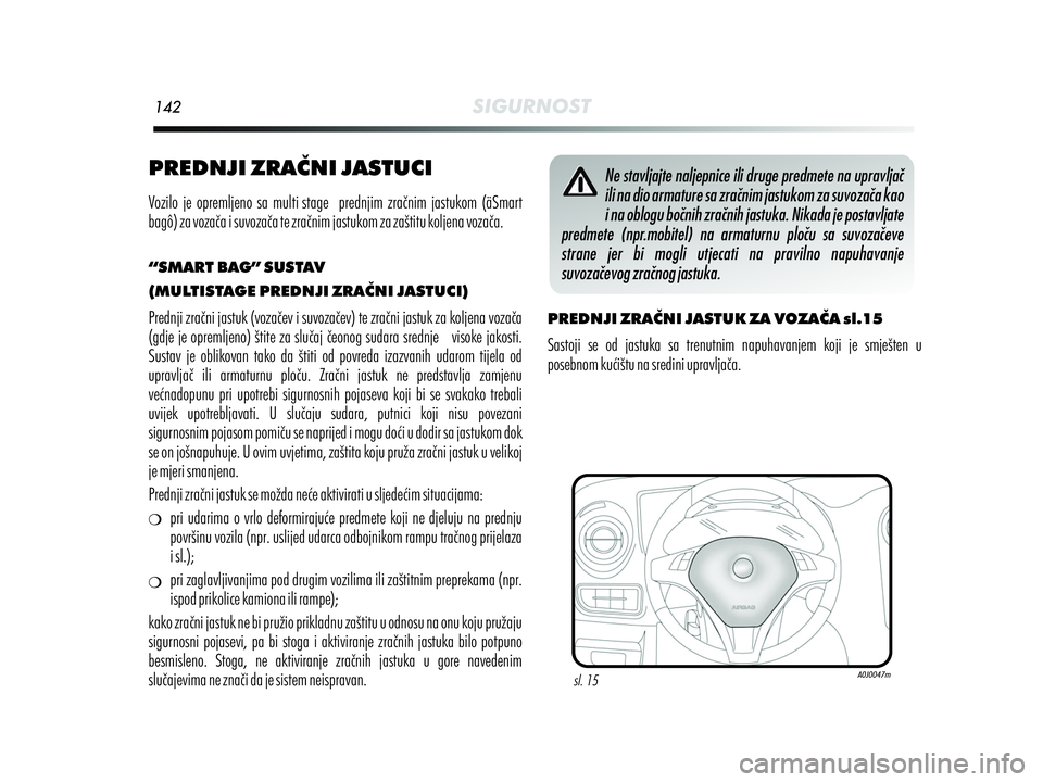 Alfa Romeo MiTo 2021  Knjižica s uputama za uporabu i održavanje (in Croatian) 