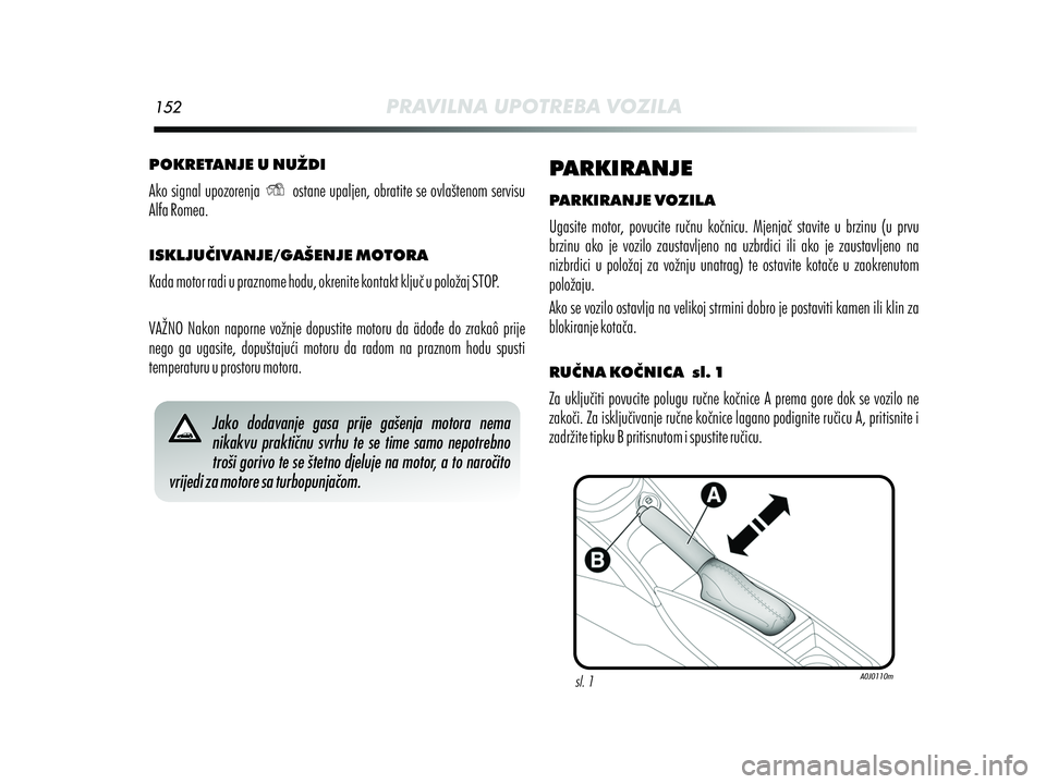 Alfa Romeo MiTo 2021  Knjižica s uputama za uporabu i održavanje (in Croatian) 