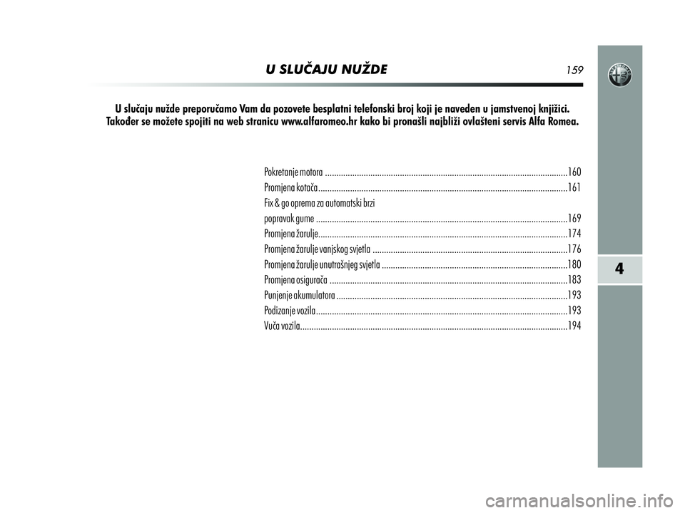 Alfa Romeo MiTo 2021  Knjižica s uputama za uporabu i održavanje (in Croatian) 