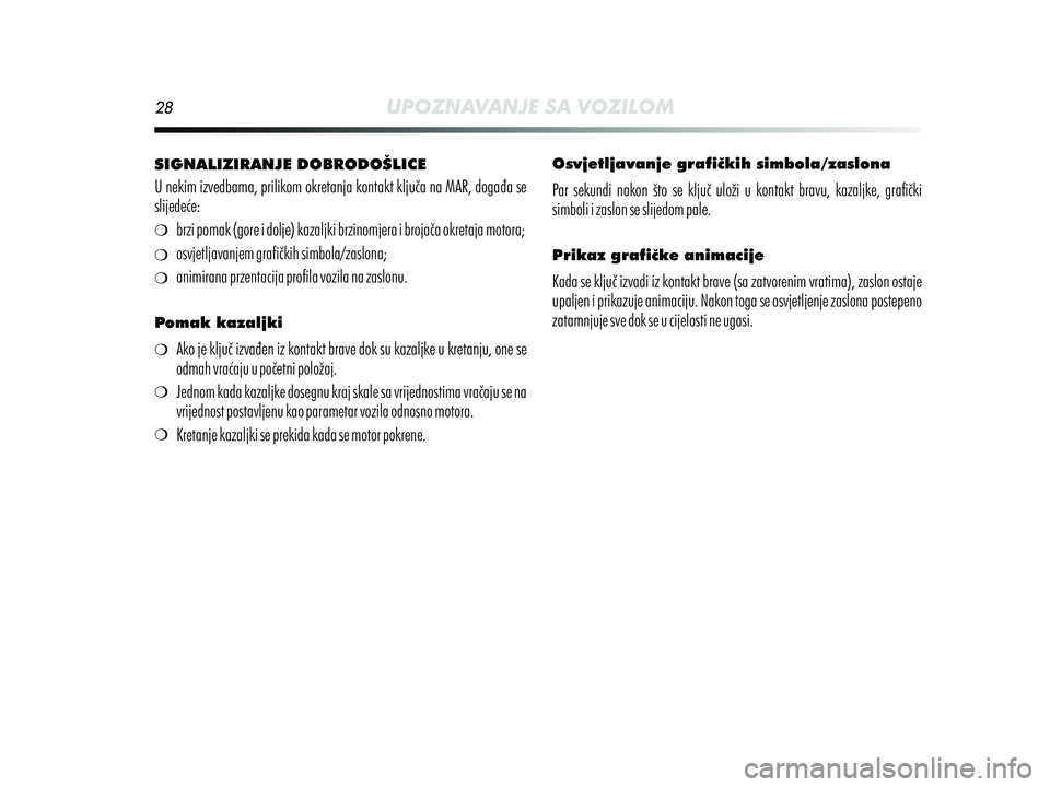 Alfa Romeo MiTo 2019  Knjižica s uputama za uporabu i održavanje (in Croatian) 
