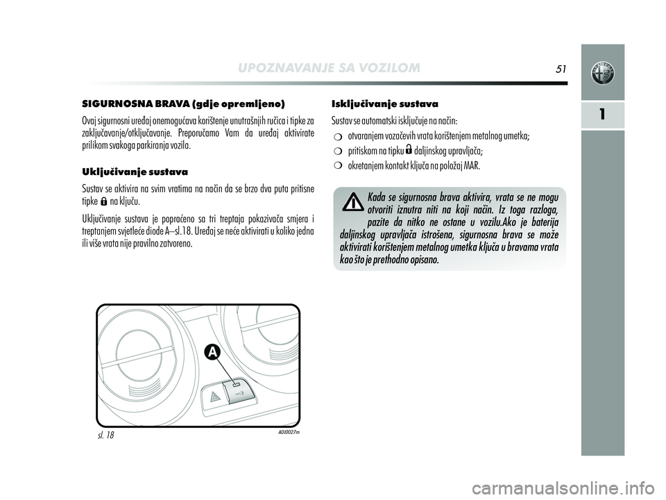 Alfa Romeo MiTo 2019 Knjižica s uputama za uporabu i održavanje (in Croatian) Alfa Romeo MiTo 2019 Knjižica s uputama za uporabu i održavanje (in Croatian)