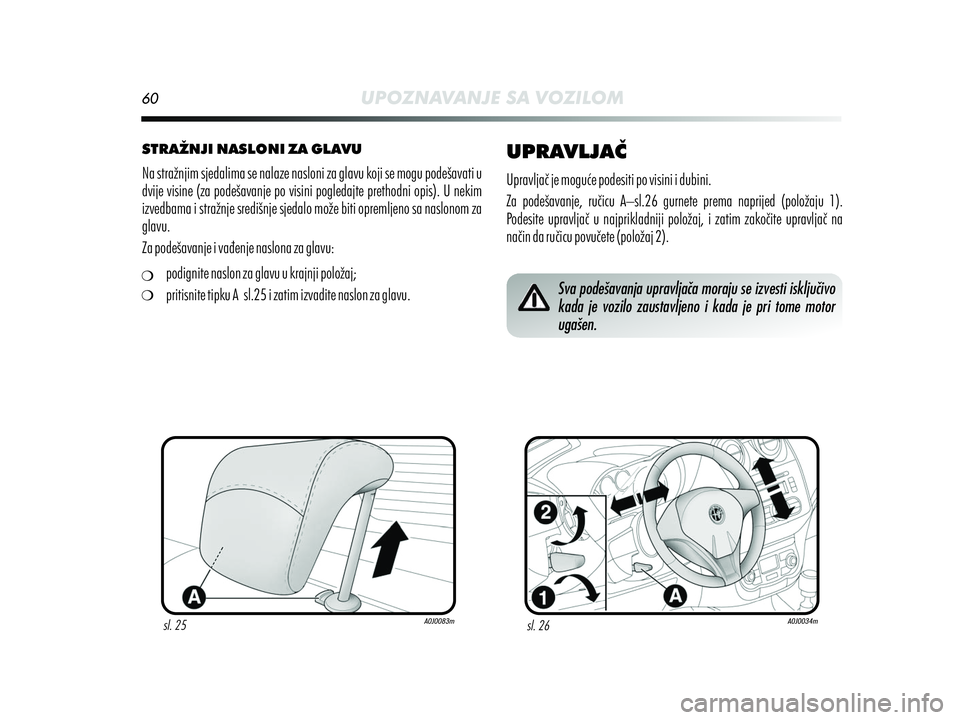 Alfa Romeo MiTo 2019  Knjižica s uputama za uporabu i održavanje (in Croatian) 