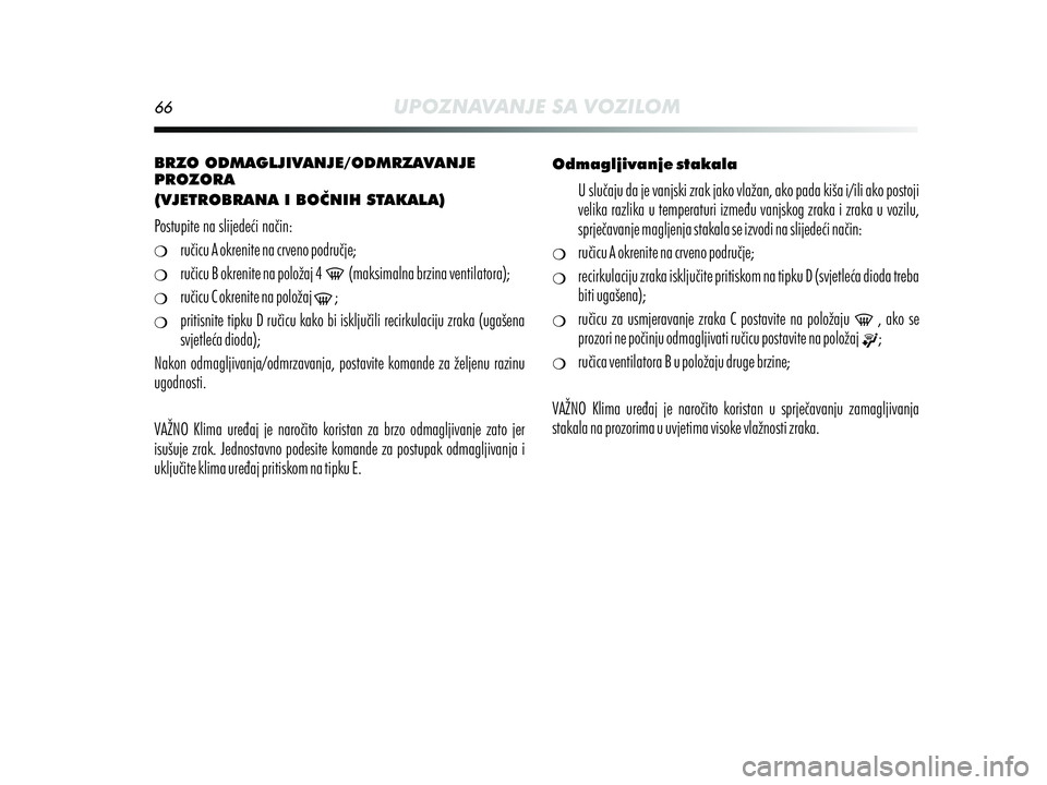 Alfa Romeo MiTo 2019  Knjižica s uputama za uporabu i održavanje (in Croatian) 