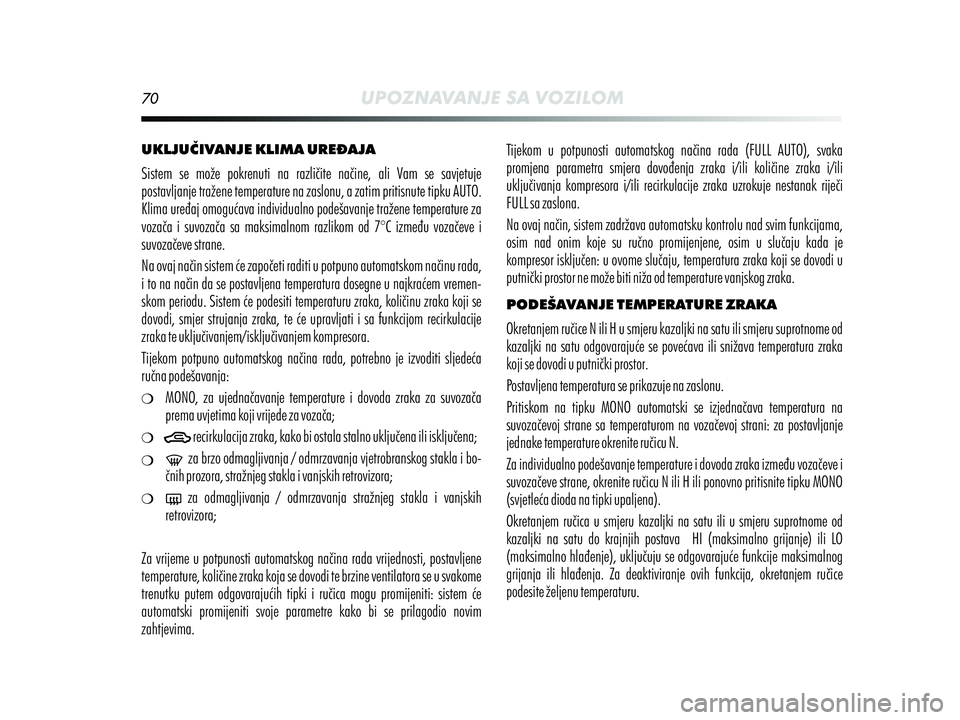 Alfa Romeo MiTo 2021 Knjižica s uputama za uporabu i održavanje (in Croatian) Alfa Romeo MiTo 2021 Knjižica s uputama za uporabu i održavanje (in Croatian)