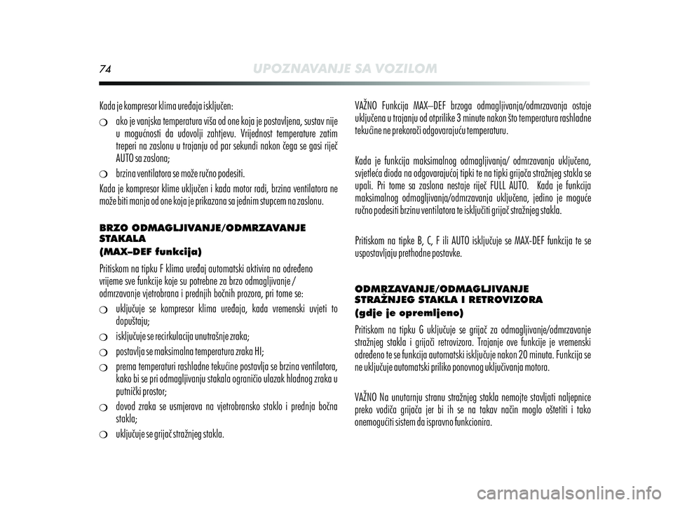 Alfa Romeo MiTo 2021 Knjižica s uputama za uporabu i održavanje (in Croatian) Alfa Romeo MiTo 2021 Knjižica s uputama za uporabu i održavanje (in Croatian)