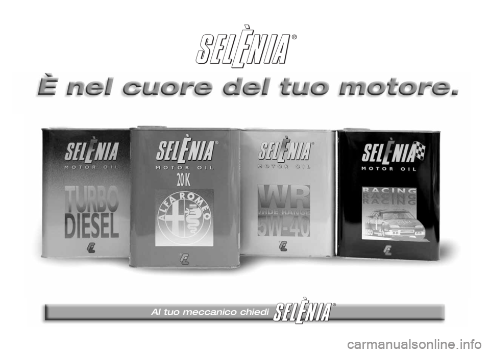 Alfa Romeo 159 2005  Libretto Uso Manutenzione (in Italian) ®
Al tuo meccanico chiedi 
