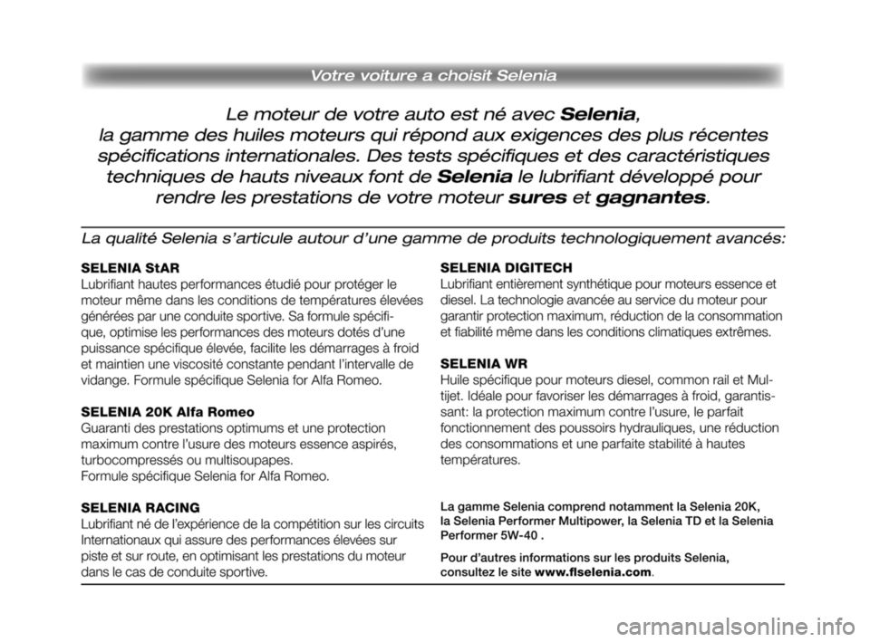 Alfa Romeo 159 2009  Notice dentretien (in French) 319-328 Alfa 159 FRA  4-06-2008  9:36  Pagina 325 