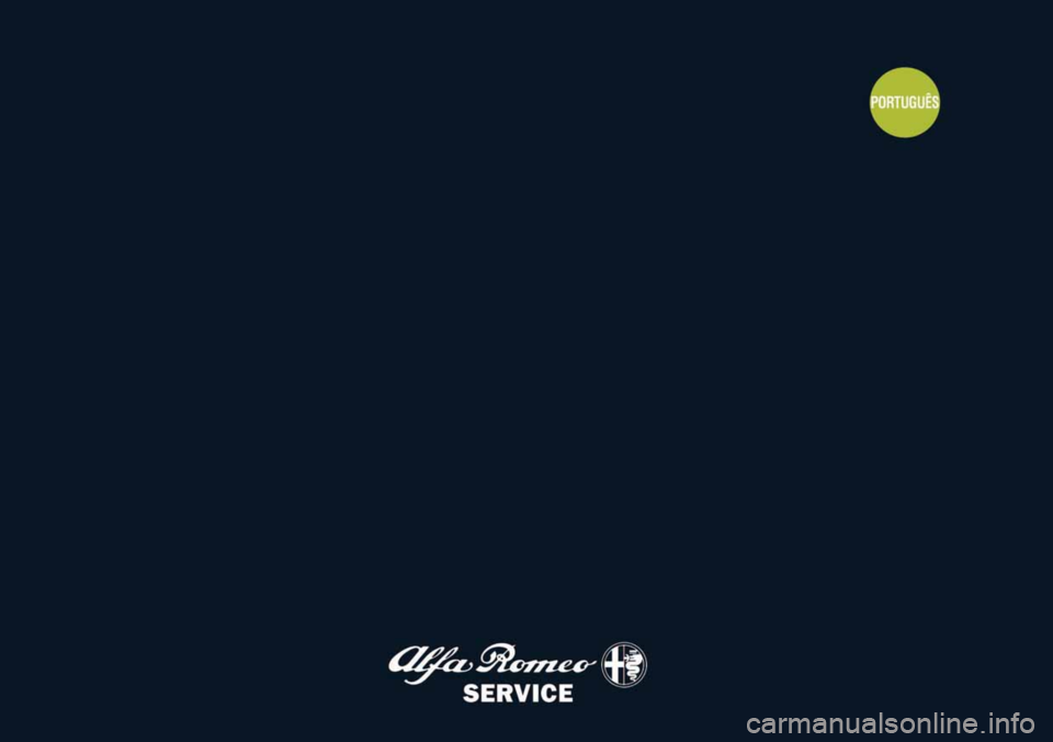 Alfa Romeo 159 2009  Manual de Uso e Manutenção (in Portuguese) 
