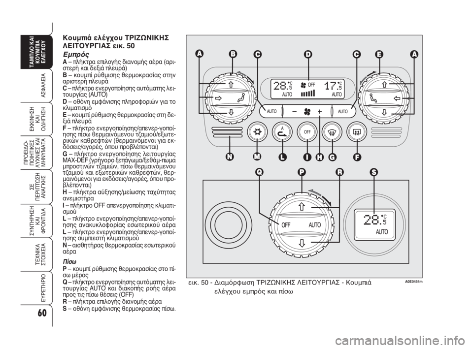 Alfa Romeo 159 2010  ΒΙΒΛΙΟ ΧΡΗΣΗΣ ΚΑΙ ΣΥΝΤΗΡΗΣΗΣ (in Greek) 60
ΑΣΦΑΛΕΙΑ
ΠΡΟΕΙΔΟ -
ΠΟΙΗΤΙΚΕΣ
ΛΥΧΝΙΕΣ ΚΑΙ
ΜΗΝΥΜΑΤΑ
ΣΕ 
ΠΕΡΙΠΤΩΣΗ
ΑΝΑΓΚΗΣ
ΣΥΝΤΗΡΗΣΗ
ΚΑΙ 
ΦΡΟΝΤΙΔΑ
ΤΕΧΝΙΚΑ
ΣΤΟ