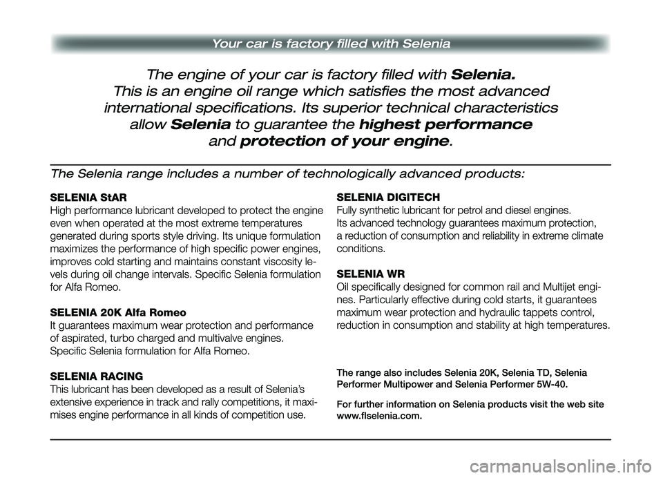 Alfa Romeo Brera/Spider 2007 Owner handbook (in English) Alfa Romeo Brera/Spider 2007 Owner handbook (in English)