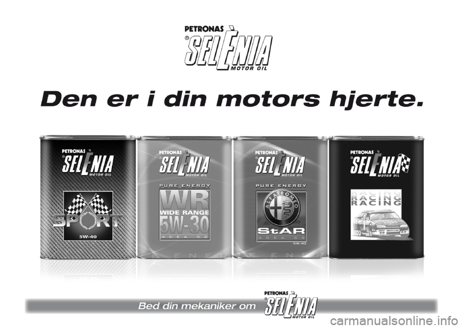 Alfa Romeo Brera/Spider 2010  Brugs- og vedligeholdelsesvejledning (in Danish) 