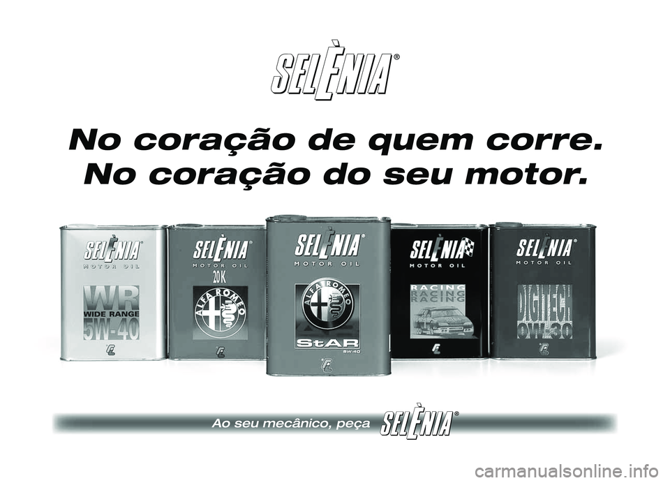 Alfa Romeo GT 2006  Manual de Uso e Manutenção (in Portuguese) 