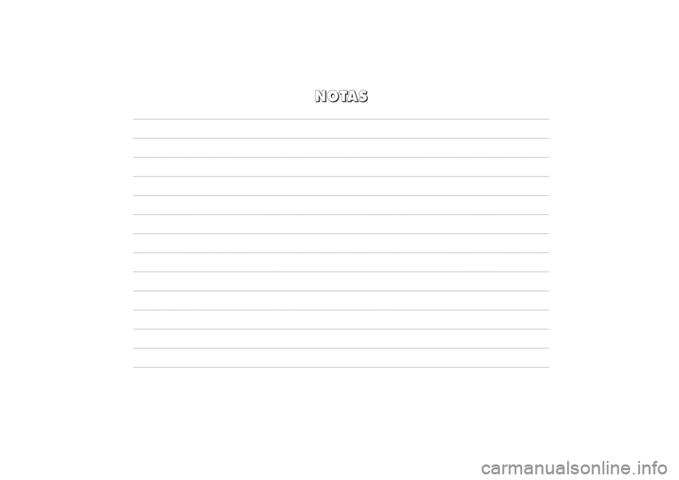Alfa Romeo 156 2005  Manual de Empleo y Cuidado (in Spanish) N N
O O
T T
A A
S S 